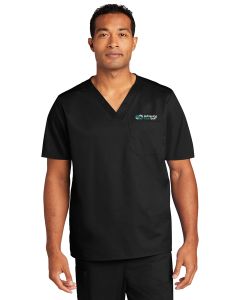 WonderWink Unisex Chest Pocket V-Neck Scrub Top