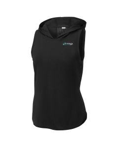 Sport-Tek - Ladies PosiCharge Tri-Blend Wicking Draft Hoodie Tank